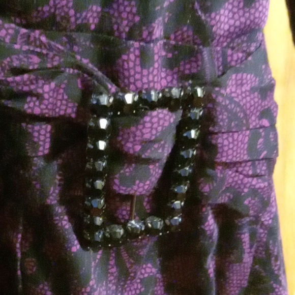 Faux wrap petite dress top - Picture 3 of 3